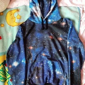 Galaxy Space Hoodie Medium